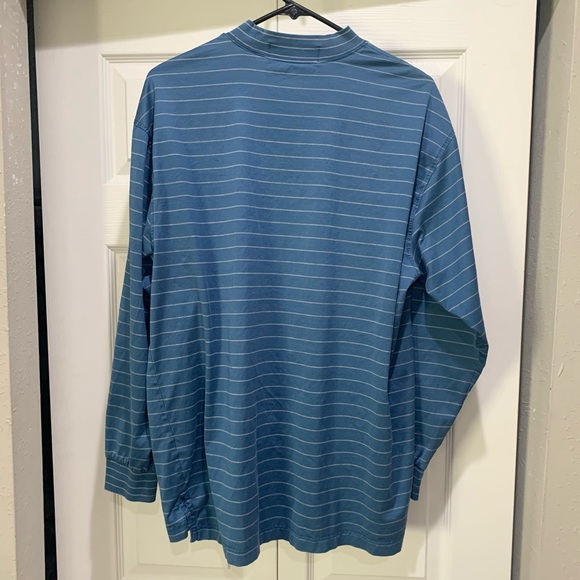 Fairway & Greene blue striped long sleeve shirt - Picture 5 of 7